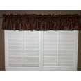 thumbnail image 2 of pintuck taffeta window valance 52 wide brown, 2 of 3