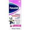 Panadol Children's Pain Reliever and Fever Reducer, Liquid Children's Acetaminophen for Pain Relief, Raspberry - 4 Fl Oz