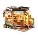 thumbnail image 1 of Bakery Store Casa de muñecas en miniatura con muebles, decoración hecha a mano, casa de madera detallada para regalo creativo, Día de Valentín, 1 of 9