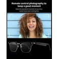 thumbnail image 5 of Smart Glasses,Remote Camera &Bluetooth Call & Music Sunglasses Headset Headphone, 5 of 13
