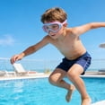 thumbnail image 4 of Anti-Fog No Leak Swim Goggles, Large Frame Swimming Mask Adjustable Strap for Adults Kids, Waterproof UV Protection Goggles for Pool Beach Training with, 4 of 5
