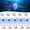 Blue, variant on Ultra-Bright Fish Trap Lamp 5-Pack Fishing Lights LED Underwater Fish Lure Waterproof Lighted Bait Attractive 600M Deep Drop Fishing Lures Suitable for Deep-Water Fishing Accessories ,Blue