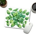thumbnail image 3 of Mint Leaves Watercolor Mouse Pad Low Profile Gaming Mat, 3 of 7