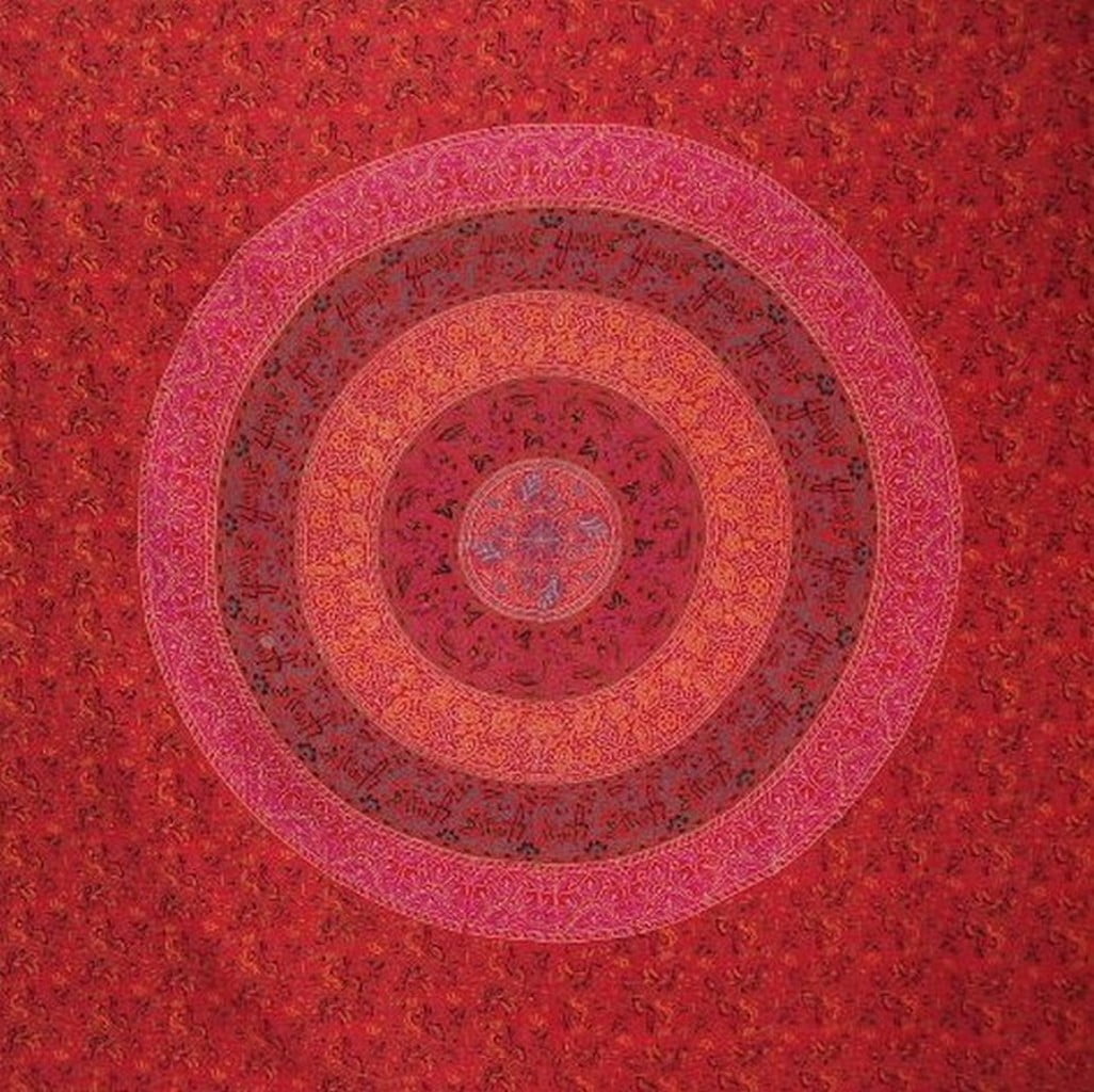 Sanganeer Block Print Reversible Duvet Cover Cotton 106" x 96" Fits Queen-King Multi Color