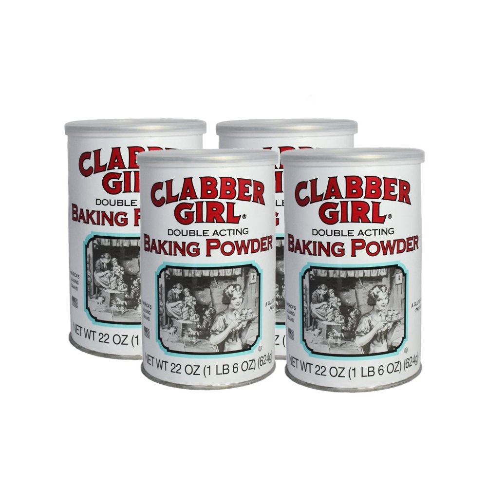 Clabber Girl Baking Powder, 22Ounce Packages (Pack of 4)