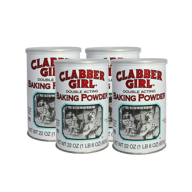 Clabber Girl Baking Powder, 22Ounce Packages (Pack of 4)