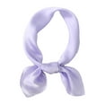 thumbnail image 1 of Qarigey Bufanda de seda ligera y transpirable para mujer que se mantiene elegante y cómoda durante todo el día, Accesorios de disfraces violeta gris 70*70 CM, 1 of 6