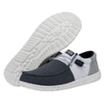 thumbnail image 3 of HeyDude Wally Tri Varsity Mocasines Slip-On para Hombre Azul Marino, 3 of 6