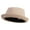 Tan, variant on Big Size Polyester Linen Mixed Porkpie Upbrim Fedora - Tan 2XL-3XL