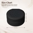 thumbnail image 2 of Yiaed Constellation Print Travel Jewelry Case Bridesmaid Gift Boxes Jewelry Travel Organizer Small Round Jewelry Box Mini Storage-Black, 2 of 7