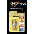 thumbnail image 1 of Taylor Seville Magic Pins - Applique Extra Fine-Yellow 100/Pkg, 1 of 6