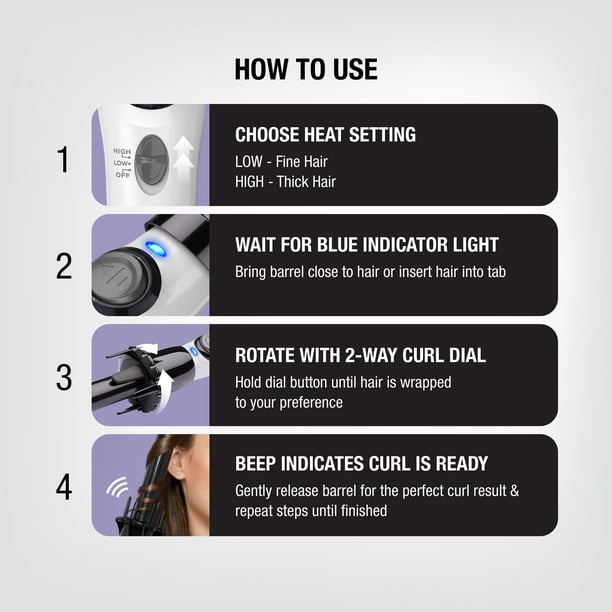 Kiss InstaWave Automatic Hair Curler - Walmart Business Supplies