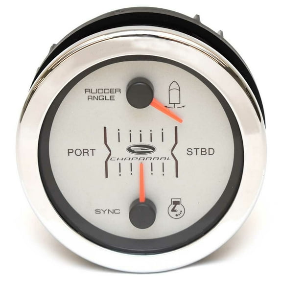 Chaparral Boat Multifunction Gauge 63179 | 3 3/8 Inch Sync/Rudder Angle