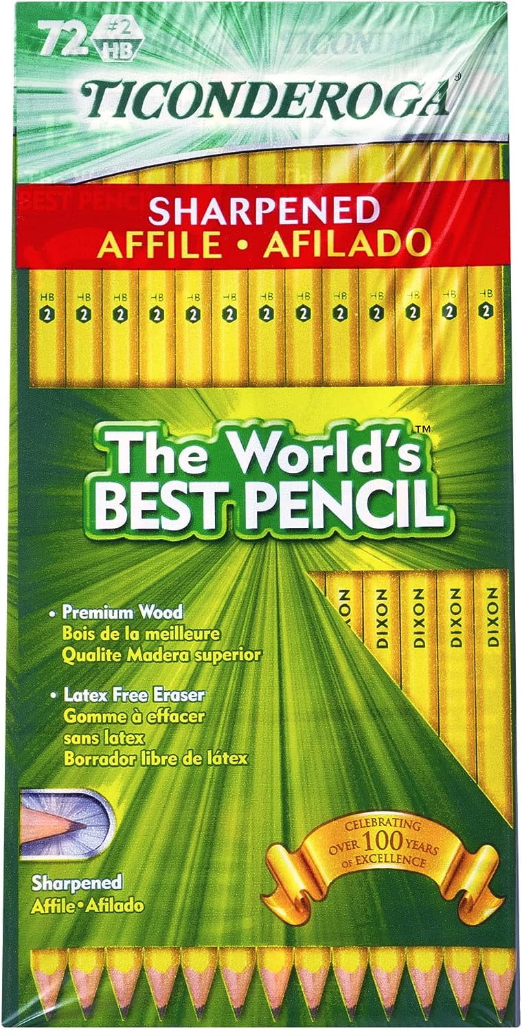 Product of Ticonderoga #2 Sharpened Pencil 72 ct.