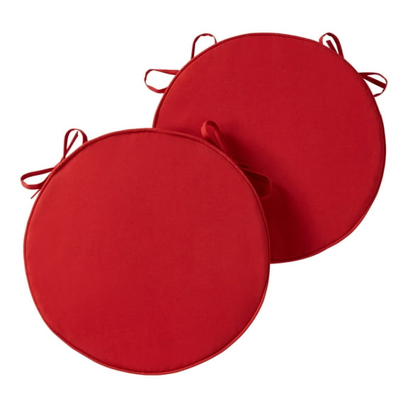 Greendale Home Fashions 18" x 18" Salsa Round Outdoor Chair Pad (Set of 2)