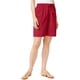 thumbnail image 1 of Karen Scott Lisa Casual Walking Shorts para mujer, rojo, pequeño Karen Scott Caminando, 1 of 1