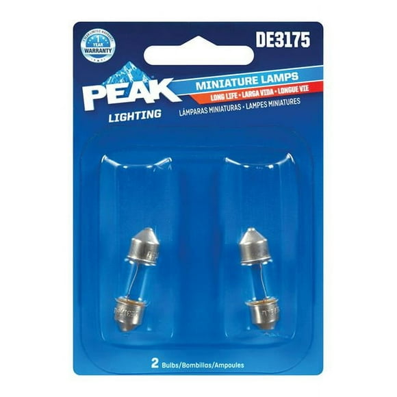 Peak 8020150 Miniature 13 V Automotive Bulb - DE3155 - Pack of 2