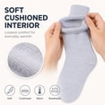 thumbnail image 3 of 5 Pairs Men's Wool Loop Socks, Winter Warm Thick Socks, Men's Outdoor Home Casual Socks fits all sizes 8-12, 3 of 9