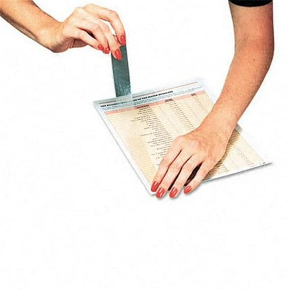 Clear Mylar Self-Adhesive Reinforcing Strips - Clear - 1 x 10-3/4 - 200/Box