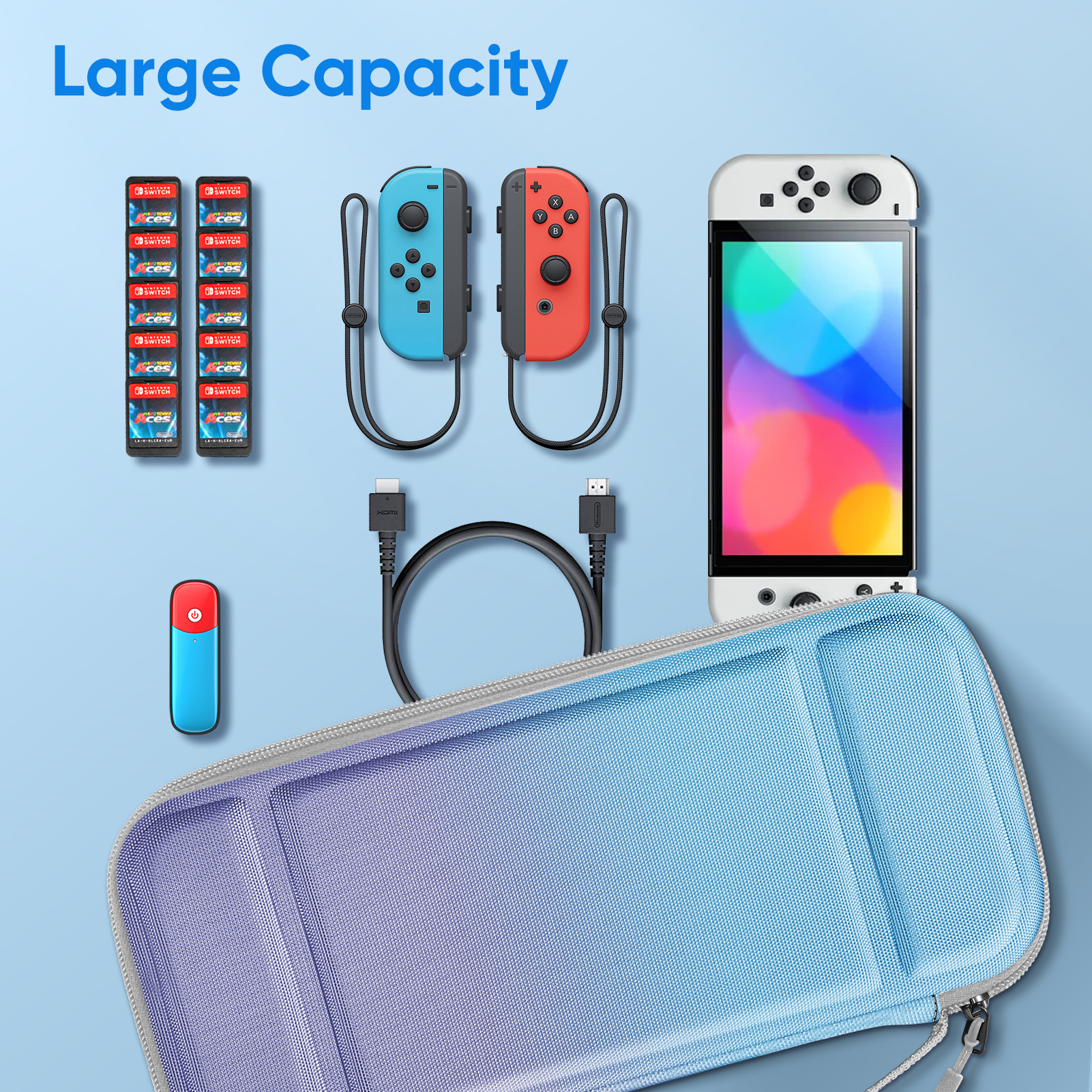 Fintie Nintendo Switch Carrying Case - Evening Ombre photo 7