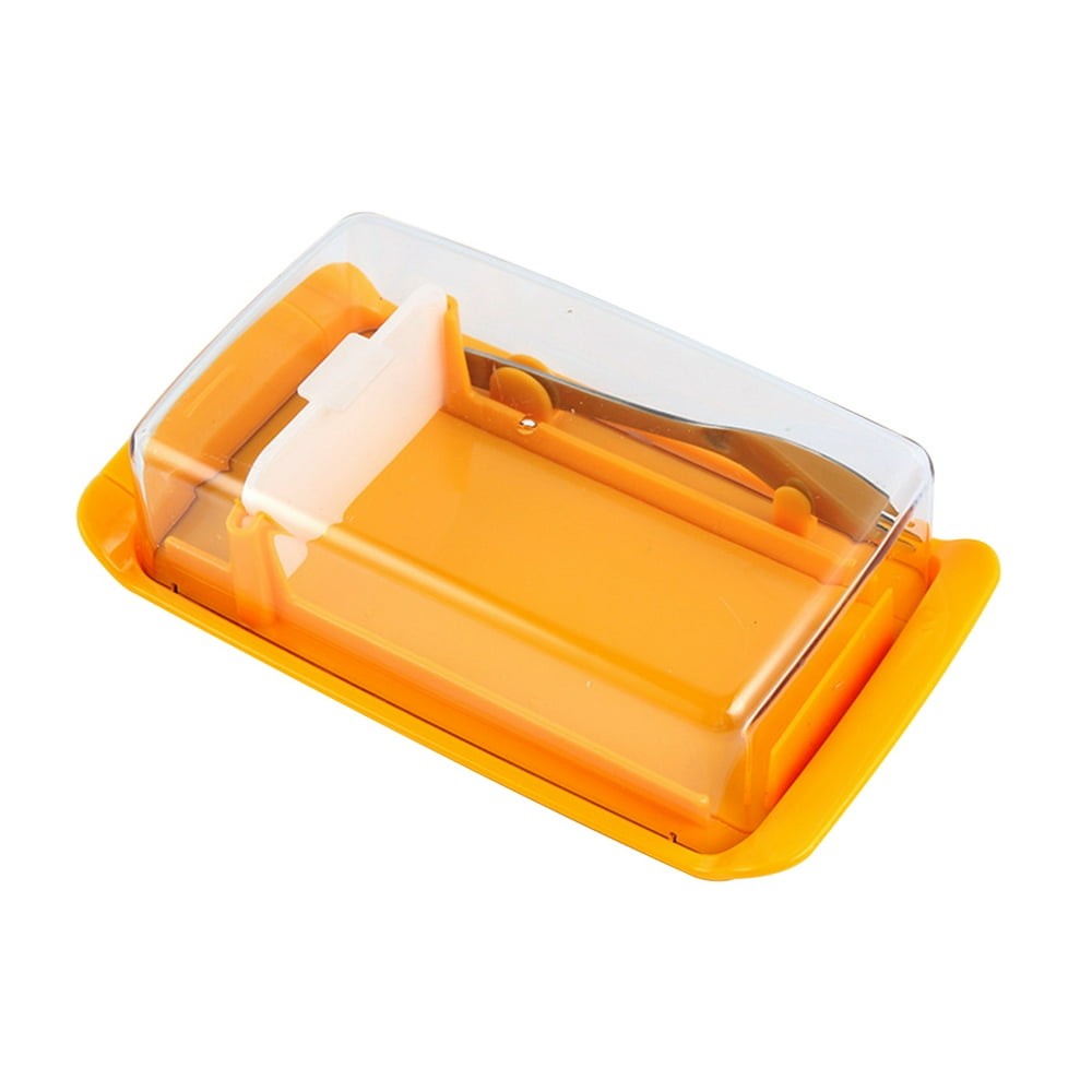 TureClos Plastic Butter Slicing and Storage Case Butter Keeper with