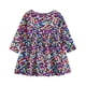 thumbnail image 1 of Odeerbi Niñas Manga Larga Floral Vestido Algodón Princesa Infantil Primavera A-Line Dress, 1 of 2