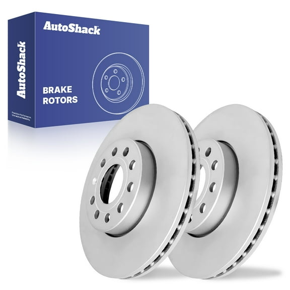 AutoShack Front Brake Rotors for Volkswagen, Jetta 2005-2025 Taos 2022-2024 Golf 2010-2021, FWD AWD L4 1.4L 1.5L 1.8L 1.9L 2.0L L5 2.5L - Coated - ArmorStop - 11.33" (287.8 mm), 9-Lug