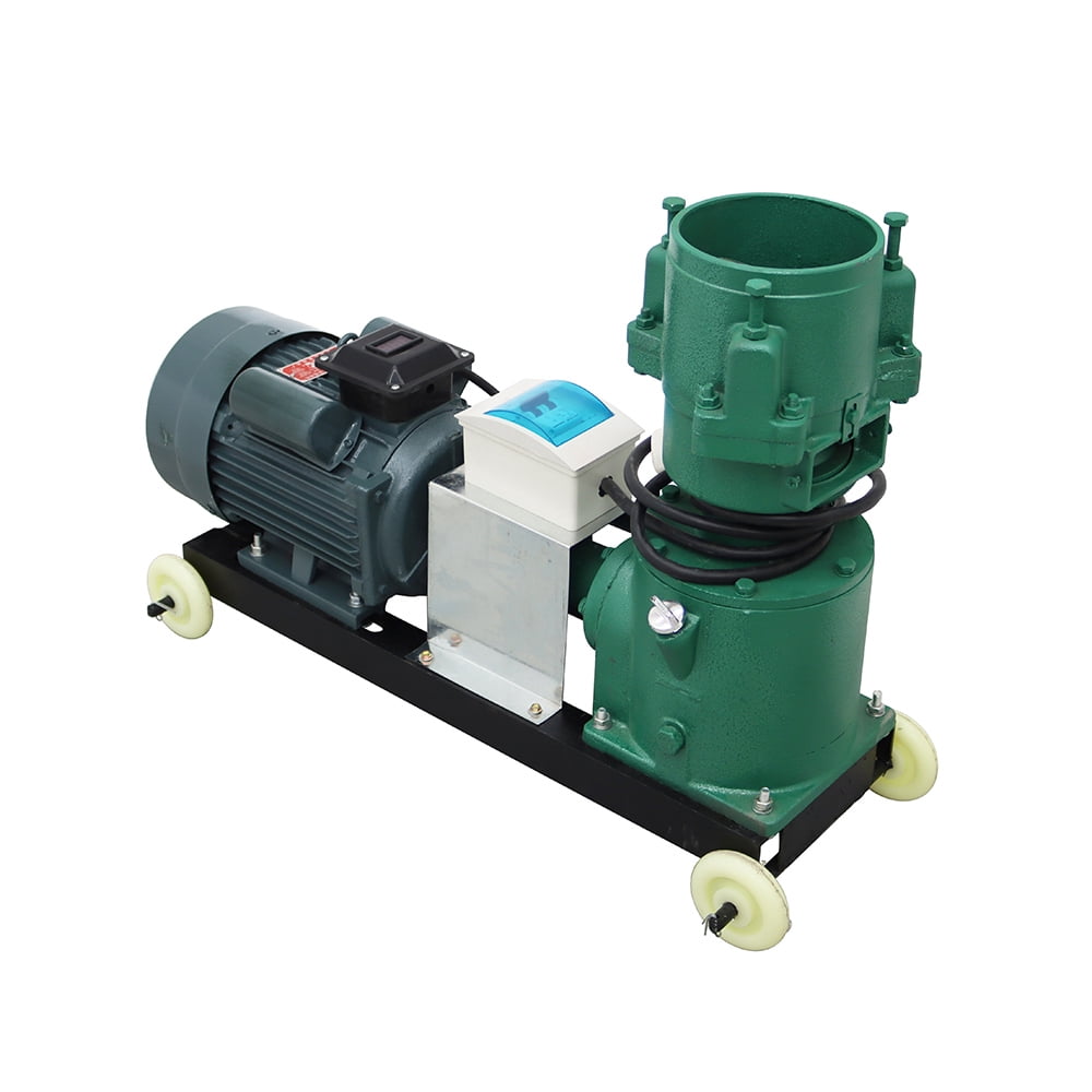 INTSUPERMAI Animal Feed Mill Pellet Machine 220V Body 3 Head Rollers without Plate