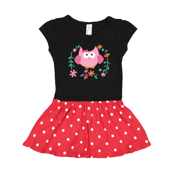 Inktastic Owl for Girls Gift Toddler Girl Dress