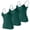 Blackish Green, variant on 3 Pcs Adjustable Straps Camisole Shirts Ladies Built in Detachable Pads Breathable Soft Fabric Sleeveless Tops for Office Daily Walking Relax Time Basic Sleeveless Tops (Dark Blue,M)