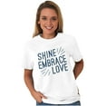thumbnail image 4 of Shine Embrace Autistic Awareness Men's Graphic T Shirt Tees Brisco Brands X, 4 of 6