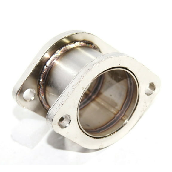 EMUSA Catback Exhaust Muffler Pipe 2.2" Extension Flange Steel Adapter 3" 2-Bolt