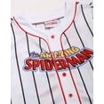 thumbnail image 3 of Marvel Boys Baseball Jersey Spider-Man Mickey Mouse Button Up Sports Jersey for Kids, 3 of 3