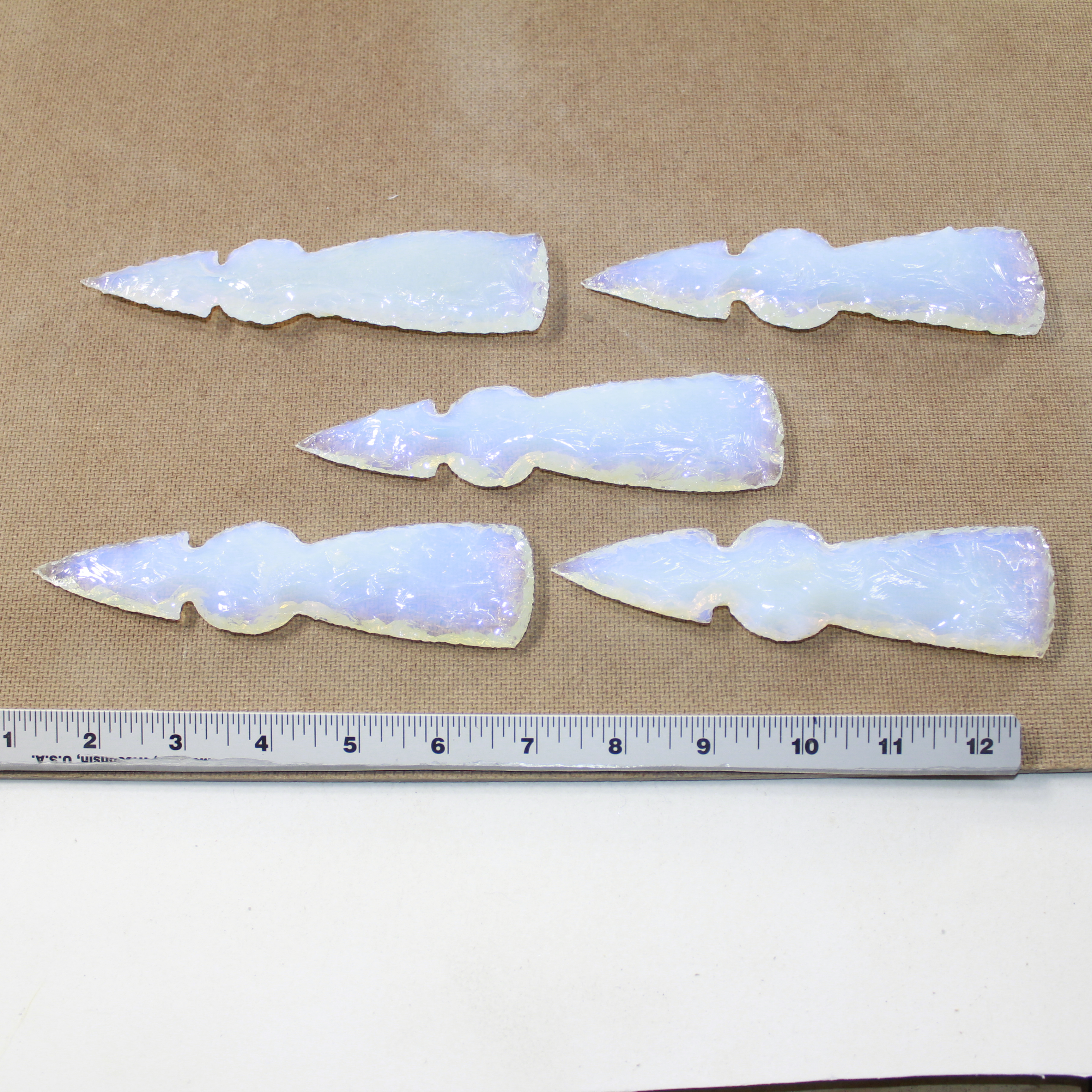 5 Opalite Ornamental Tomahawk Heads #6924  Ax Axe Hatchet