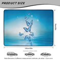 thumbnail image 7 of Yspwyqan Universal Car Trunk Mat 29" x 39", All Weather Anti-Skid Cargo Liner, Blue Butterfly Aesthetic Auto Interior Accessory, Easy to Clean Rear Trunk Liner Fit for Most Cars SUVs Wagons, 7 of 7