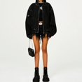 thumbnail image 3 of Cross classic oversized baseball jacket trendy washed retro pilot jacket 25 new, 3 of 5