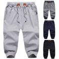 thumbnail image 5 of Pantalones deportivos de siete puntos con leggings casuales para hombre estándar, 5 of 5