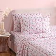 thumbnail image 6 of Betsey Johnson Sweet Tart Cherries Pink Twin Sheet Set, 6 of 7