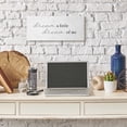 thumbnail image 2 of Stupell Industries Dream of Me Romantic Phrase Simple Rustic Charm Inspirational Painting Gallery Wrapped Canvas Art Print Wall Art, 10 x 24, 2 of 6