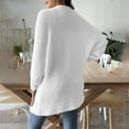 thumbnail image 5 of Fall Outfits for Women 2025 Cardigan Sweaters for Women Solid Color Fall And Winter Loose Long Sleeve Fashion Cardigan Top Coat, 5 of 6