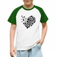 thumbnail image 1 of Blusas y camisas de manga corta con cuello redondo para niños y niñas, blusa de manga corta con estampado de cuello redondo, 1 of 7