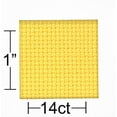 Essentials By Leisure Arts Aida Cloth, 14 count, 30" x 36", Yellow