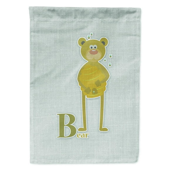 Alphabet B for Bear Garden Flag