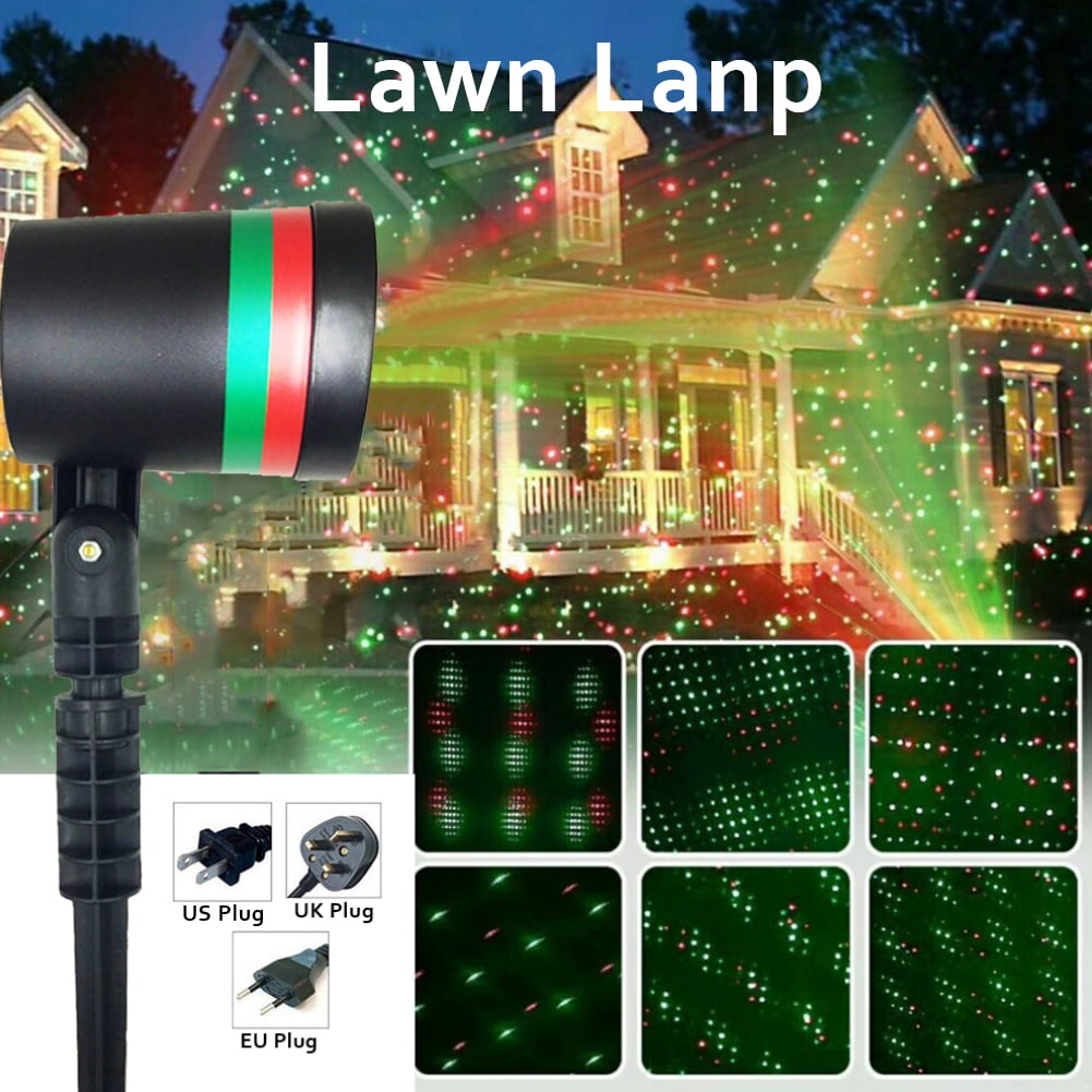 Christmas LED Laser Projector Star Moving Light In/Outdoor Landscape Stage aF 