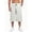 Light Gray, variant on uvwlwu Men Baggy Capri Sweatpants Elastic Waist Loose Athletic Shorts with Side Pockets for Workout Gym Daily Casual Wear,L