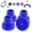 Blue, variant on Quad Cane Tips (4-Pack) - Heavy Duty Rubber Cane Tip - Non-Slip Extreme Grip Replacement Foot Pad - Accessories for Walking and Standing Stick for Women, Men, Seniors, Elderly