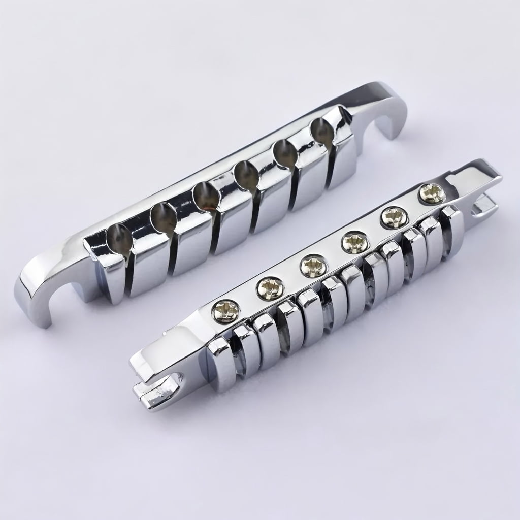 Electric Guitar Bridge Change Guitar Bridge Tailpiece Individual Saddles for 6 String Electric Guitars Parts