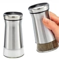 thumbnail image 2 of Seasoning Box 2Pcs Kitchen Porous Stainless Steel Seasoning Bottle Sprinkler Salt Shaker Glass Seasoning Bottle Household Set Pepper Seasoning Jar, Kitchen Essentials Clearance Sale, 2 of 8