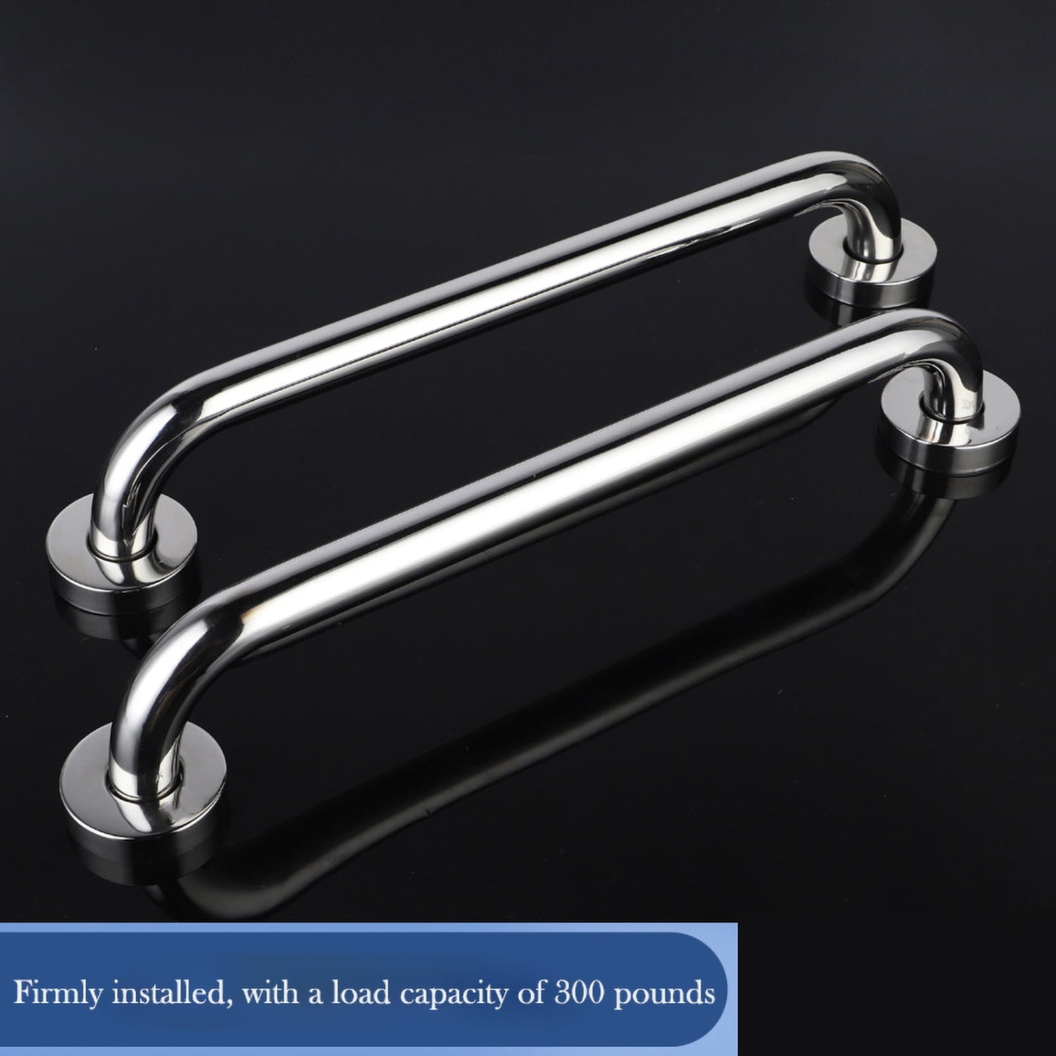 2 Pack 16 Inch Shower Grab Bars, RUseeN Stainless Steel Safety Grab Bar Handle for shower, Grab Bars for Bathroom Handicap Shower, bath safety grab bar - Handicap,