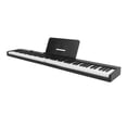 thumbnail image 3 of Piano digital plegable profesional 88 teclas teclado portátil ligero piano para principiantes de piano 100-240 V negro enchufe de EE. UU., 3 of 14